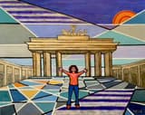Bij de Brandenburger Tor 1