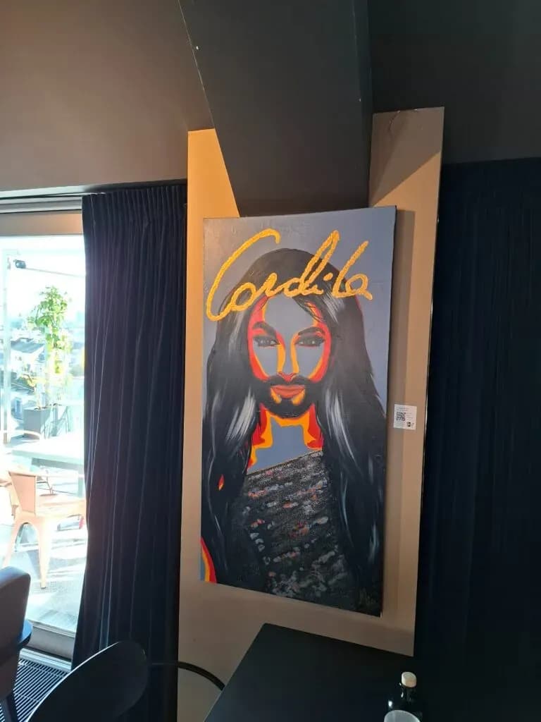 Live Painting met Mia Van der Moolen @Jaz in the City Vienna