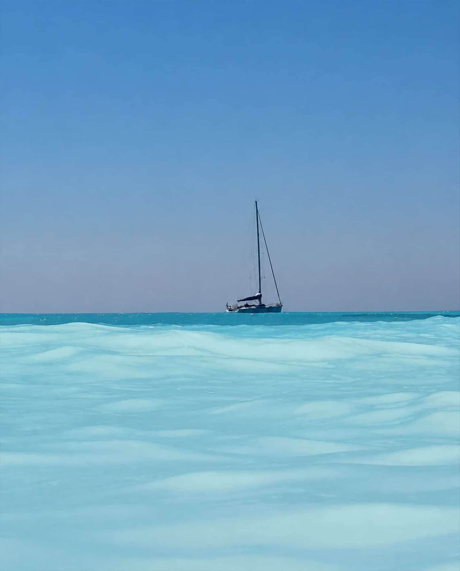 Sailing on the mediterraan sea