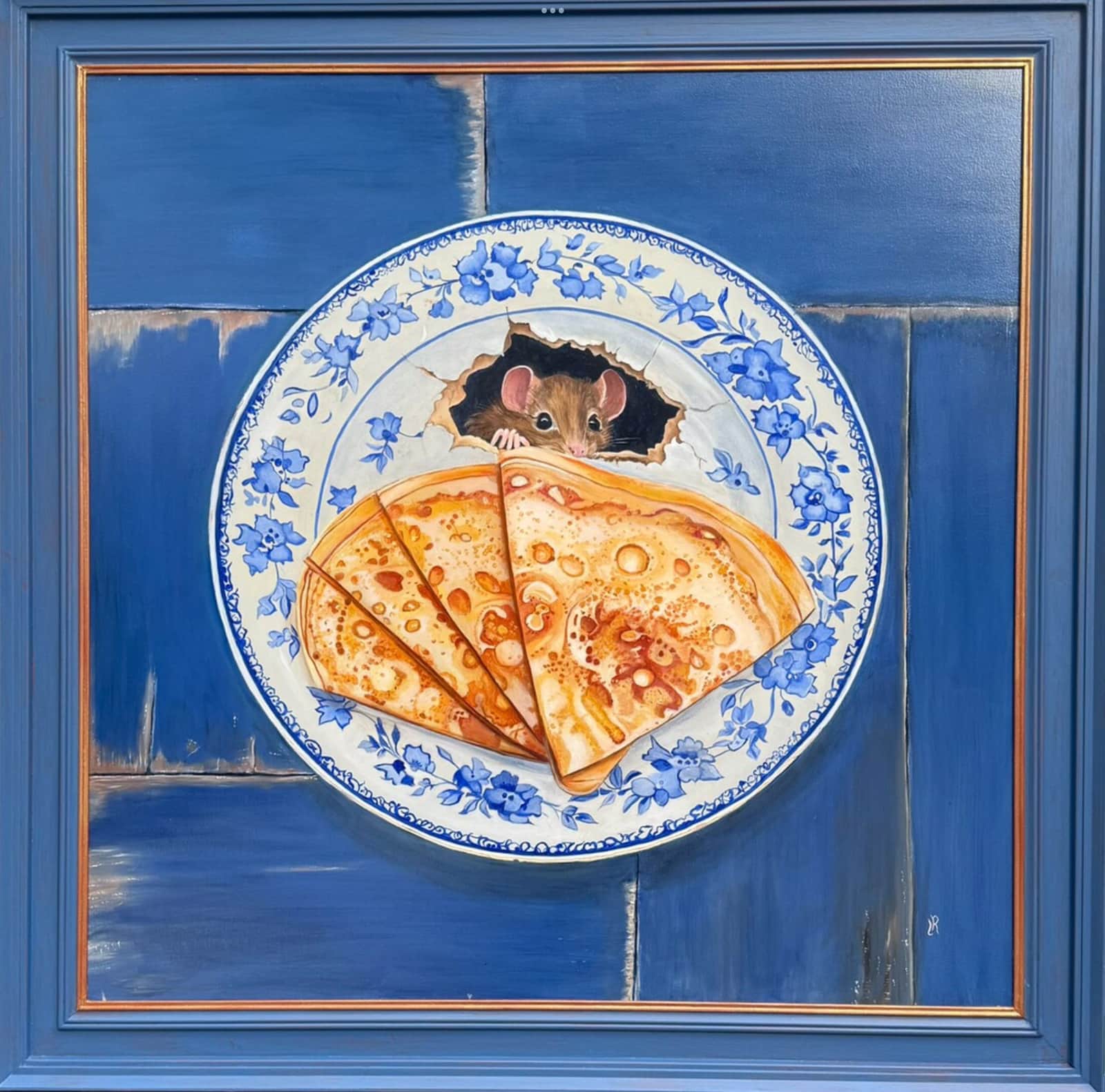 Pannenkoek met muis
